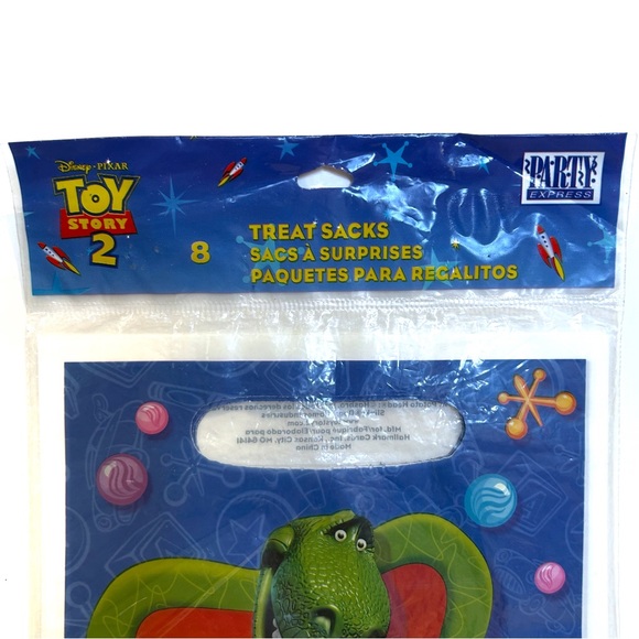 Disney Pixar Toy Story 2 Plastic Loot Bags Treat Sacks Potato Head Dinosaur Dog - Picture 3 of 8